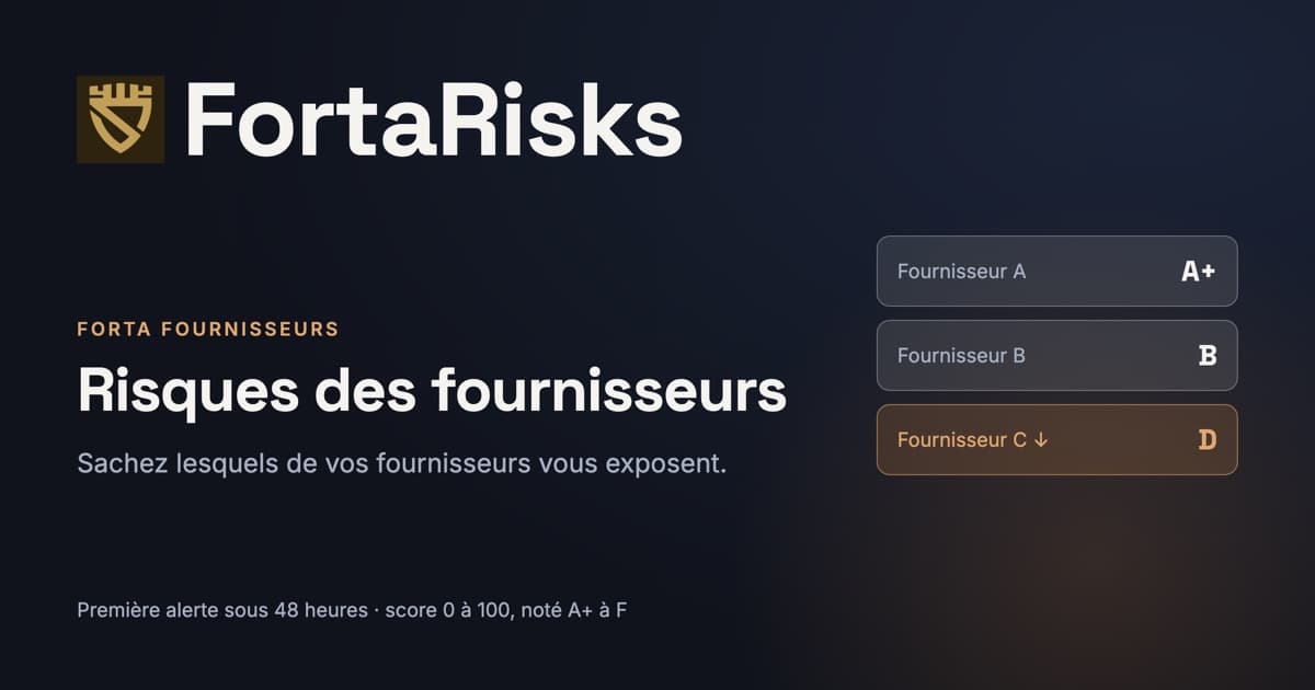 Forta Fournisseurs